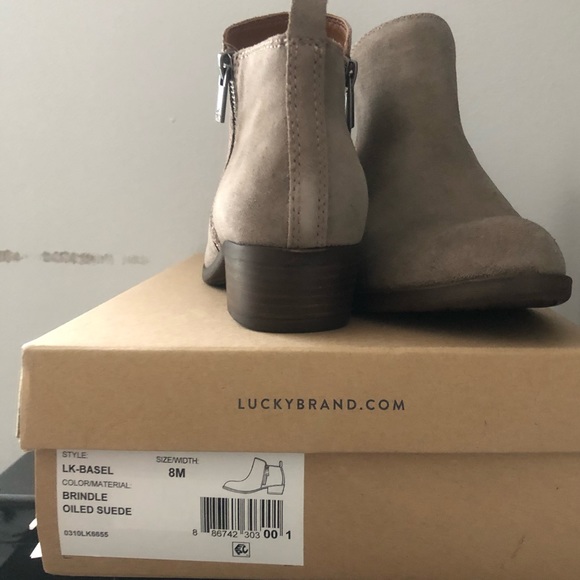 Lucky’s Suede Booties - Picture 1 of 5